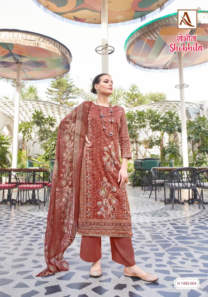 Shobhita By Alok Jam Printed Dress Material Wholesale Suppliers In Mumbai